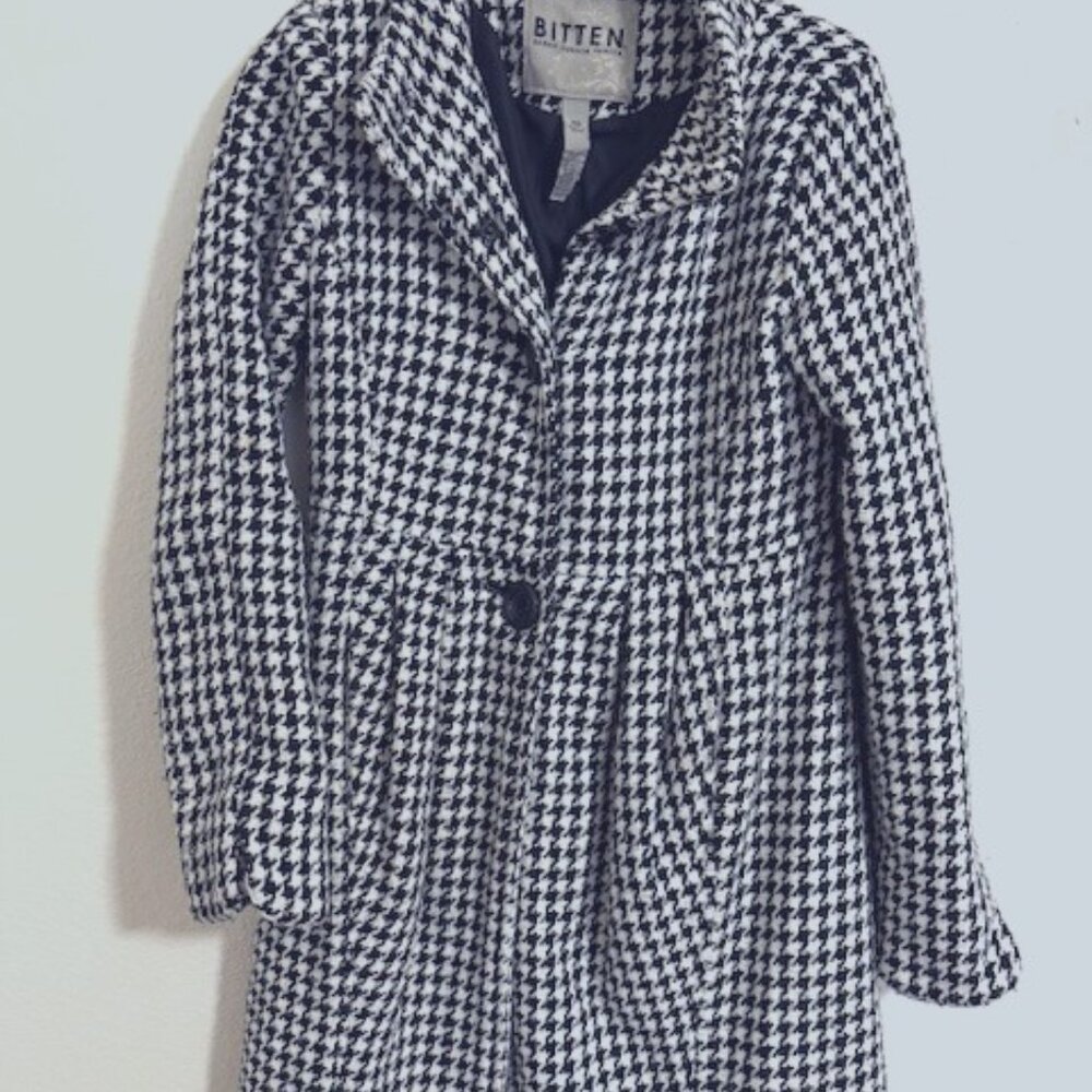 Black and White Bitten by Sarah Jessica Parker Size XS Women's coat / jacket